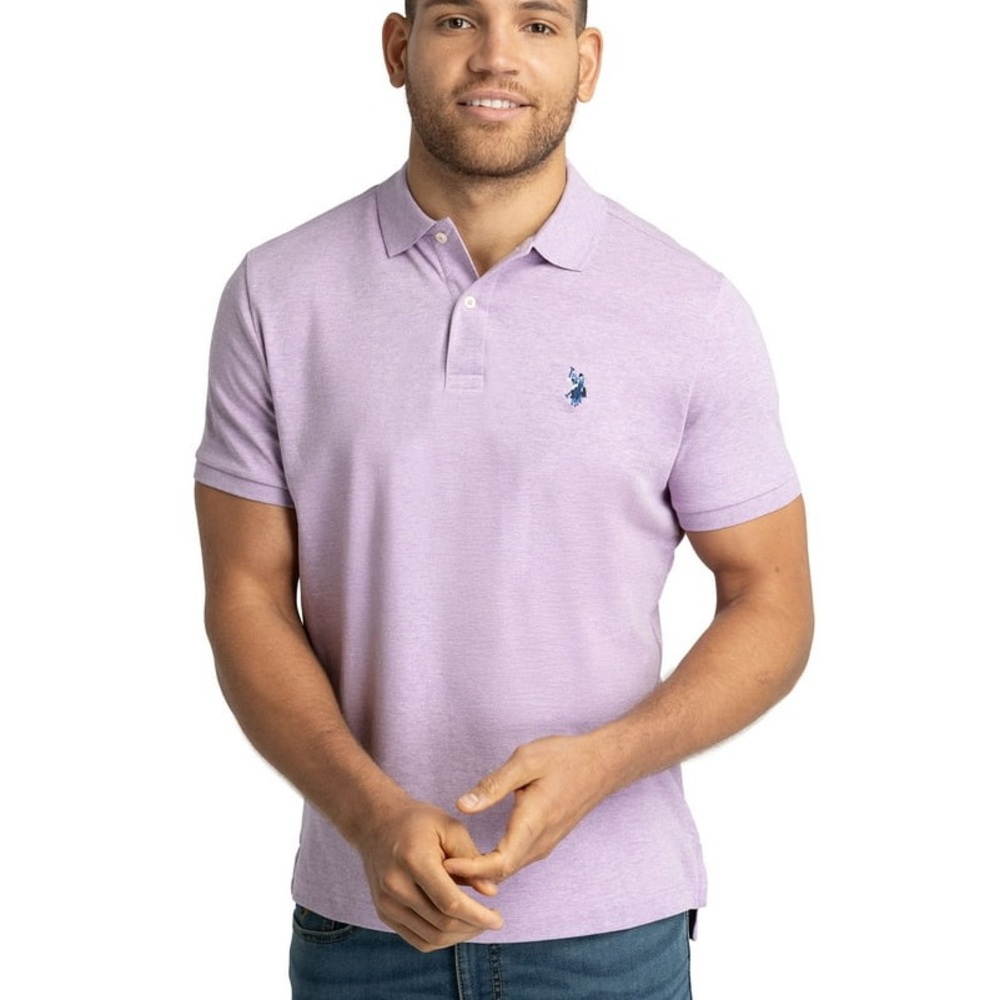 U.S. Polo Assn. Men's Light Purple Polo Shirt